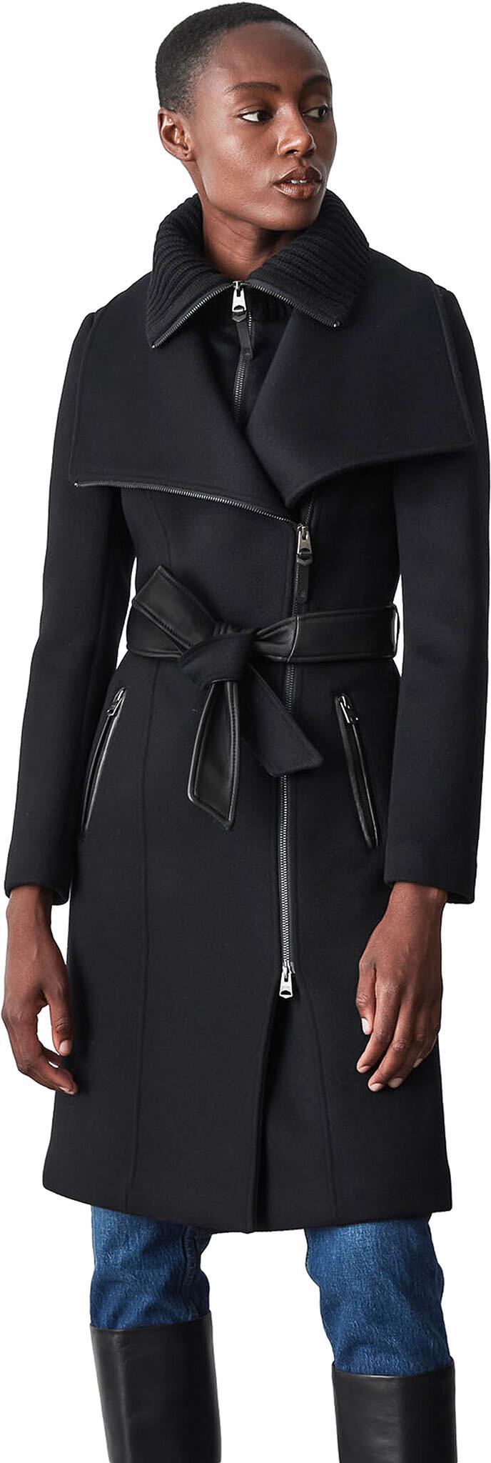 Product gallery image number 1 for product Nori 2-in-1 Tailored Wool Coat with Sash Belt - Women’s