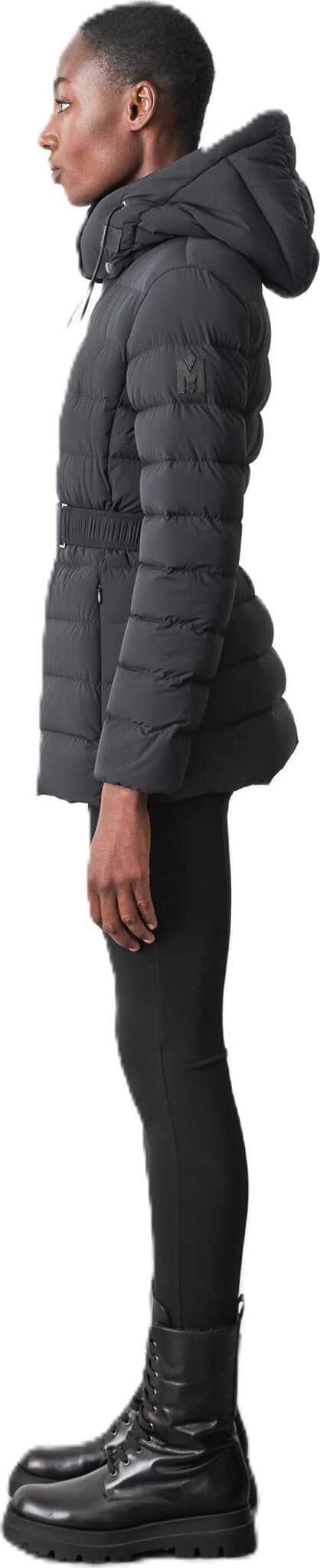 Product gallery image number 5 for product JAZMIN stretch light down jacket with tunnel hood - Women's