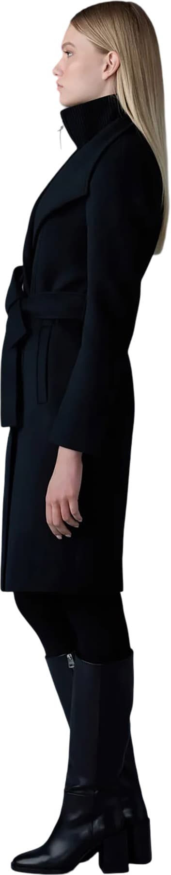 Product gallery image number 2 for product Norita 2-in-1 Double Face Wool Coat with Sash - Women's