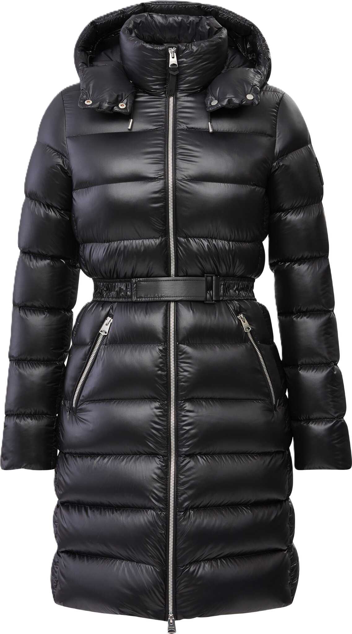 Product image for VALERY lustrous light down coat with hood - Women's