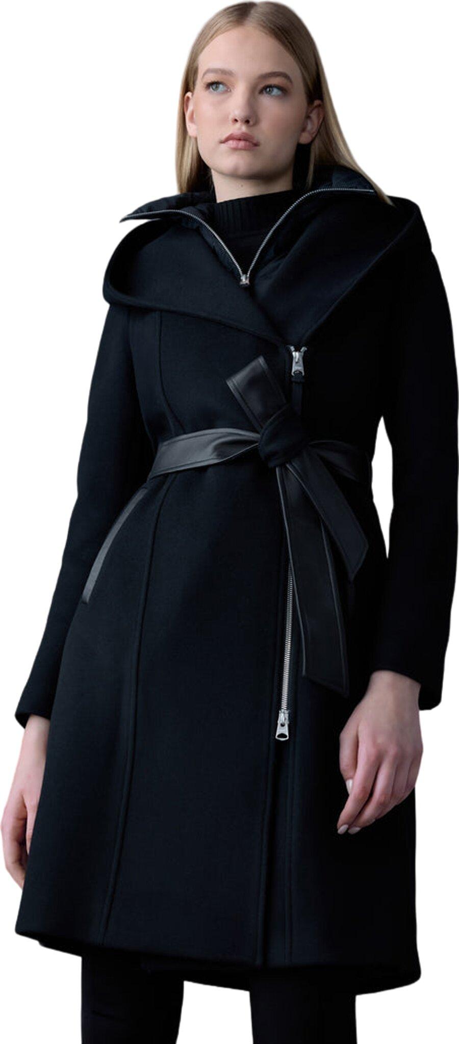 Product gallery image number 2 for product Shia-SLB 2-in-1 Double-Face Wool Coat with Removable Bib - Women's
