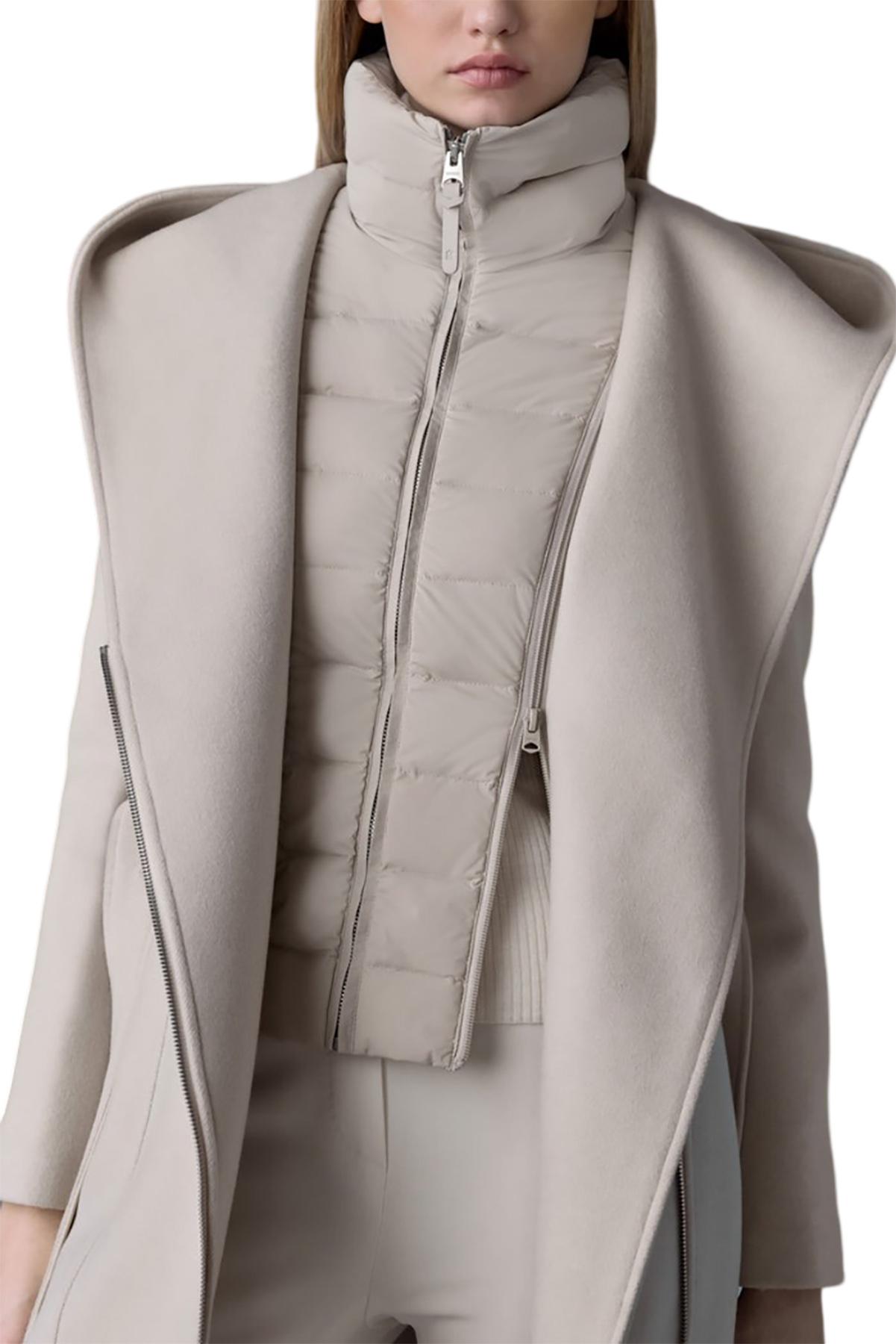 Product gallery image number 5 for product Shia-SLB 2-in-1 Double-Face Wool Coat with Removable Bib - Women's