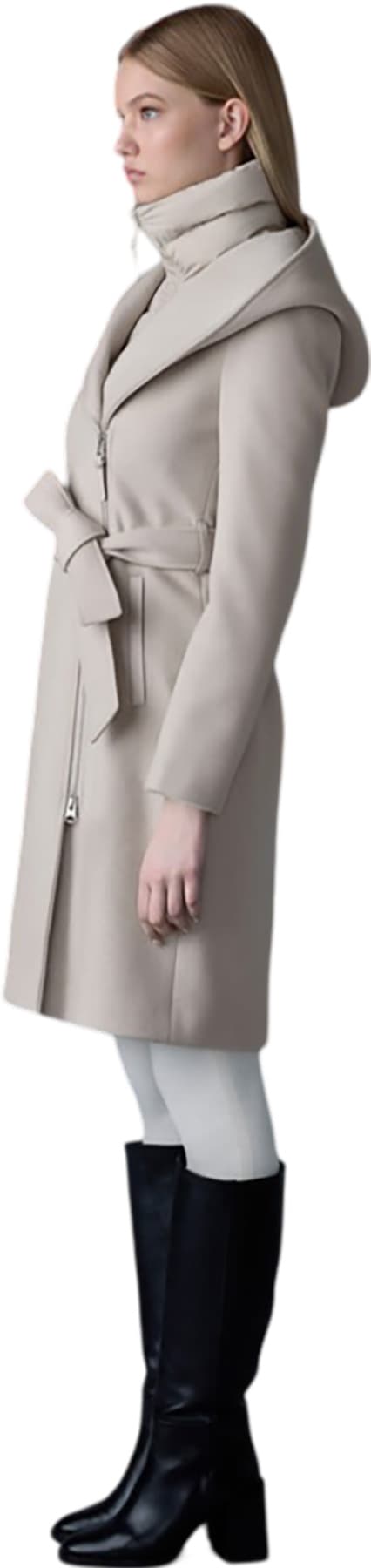 Product gallery image number 3 for product Shia-SLB 2-in-1 Double-Face Wool Coat with Removable Bib - Women's