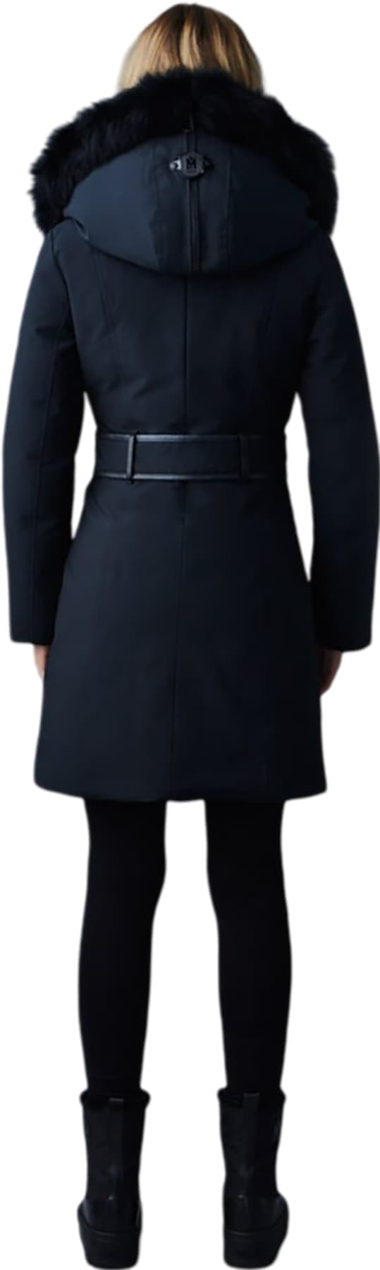 Product gallery image number 2 for product Trish-BX Powder Touch Down Coat with Fox Fur Collar - Women's