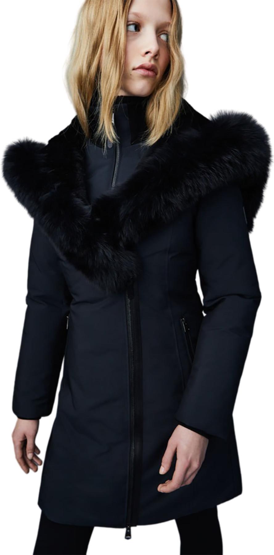 Product gallery image number 5 for product Trish-BX Powder Touch Down Coat with Fox Fur Collar - Women's