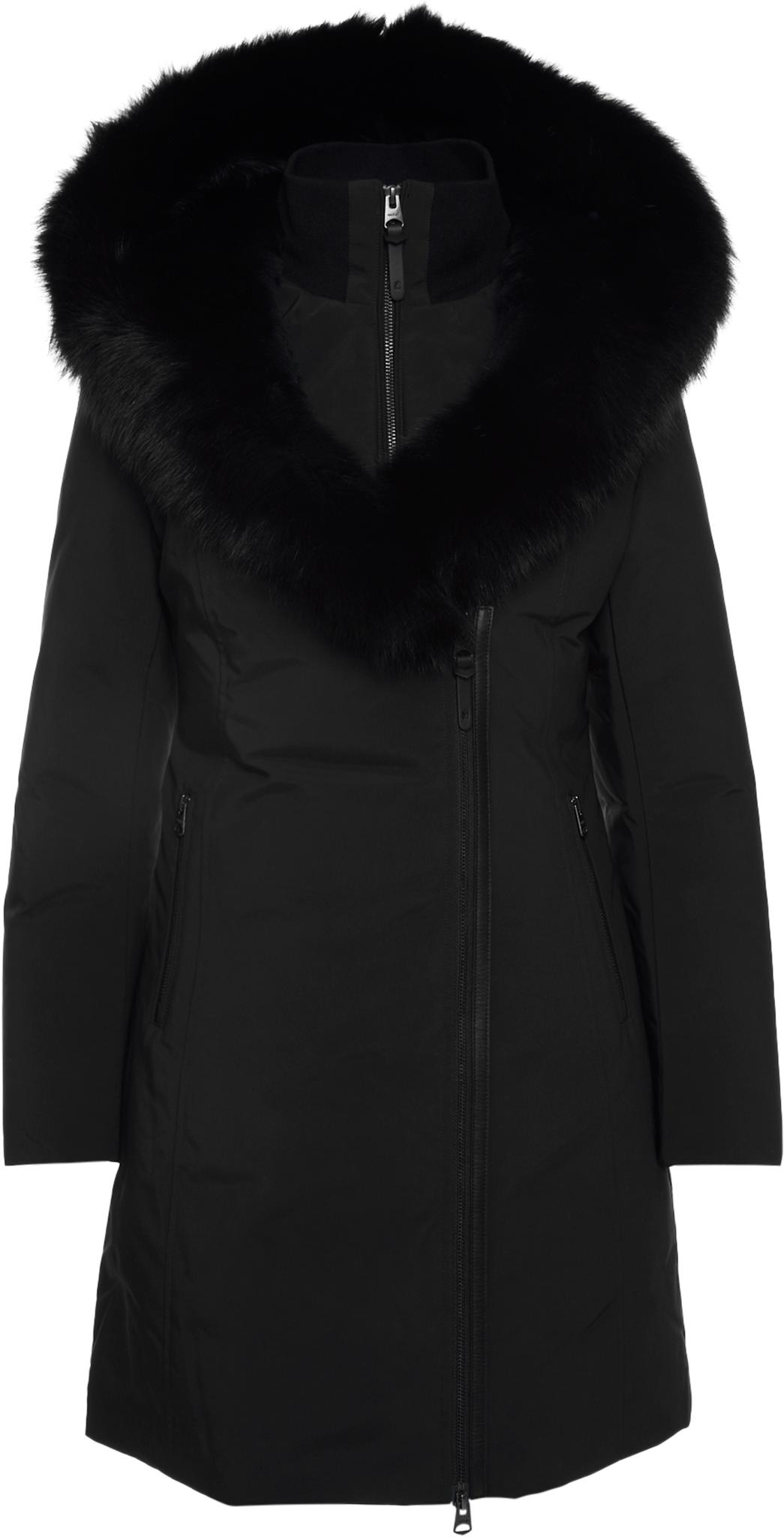 Product gallery image number 1 for product Trish-BX Powder Touch Down Coat with Fox Fur Collar - Women's