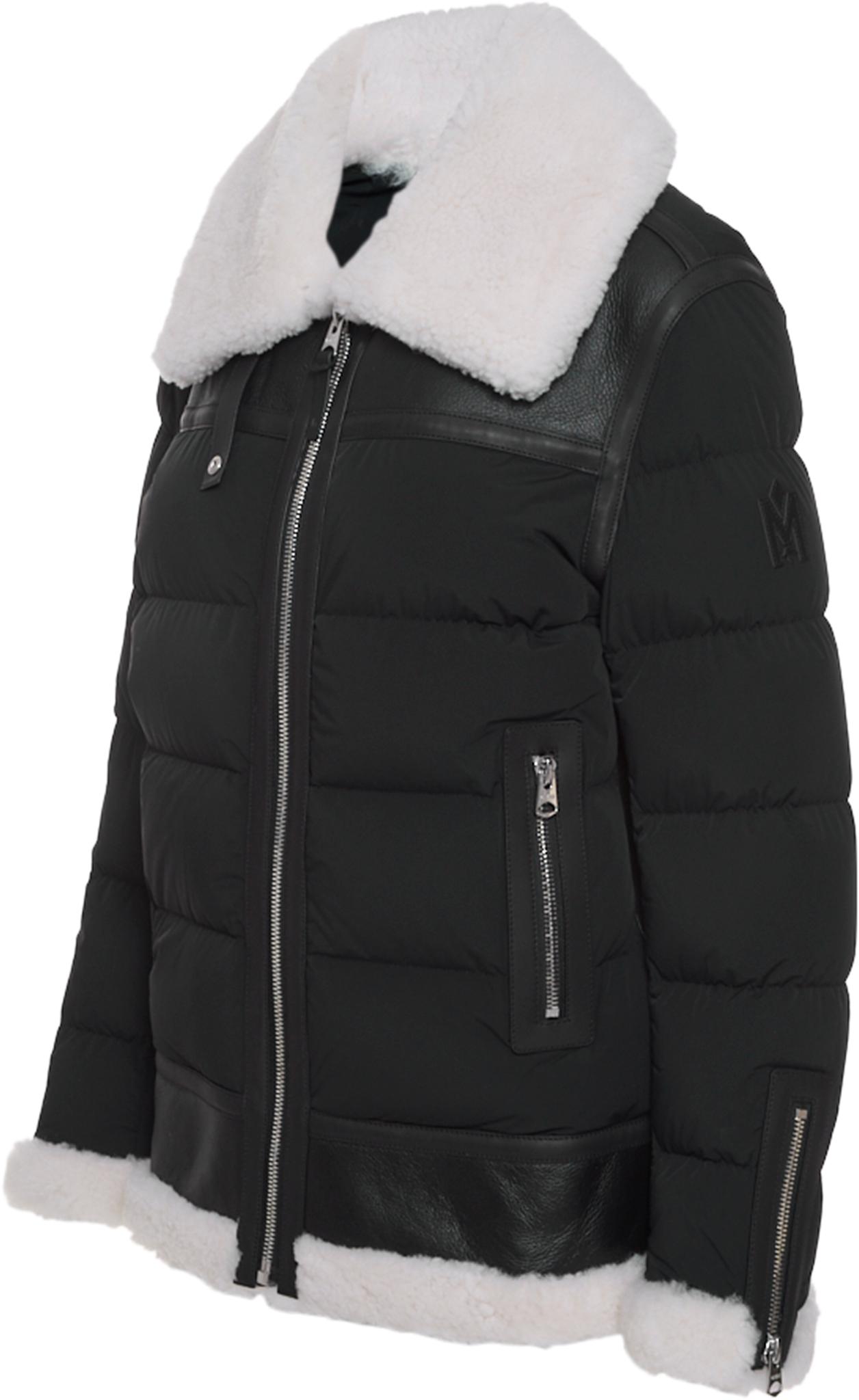 Product gallery image number 3 for product Vanna Mixed-Media Shearling Down Jacket - Women's
