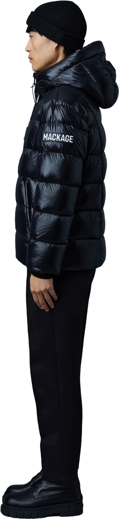 Product gallery image number 5 for product Victor lustrous light down jacket with hood - Men's