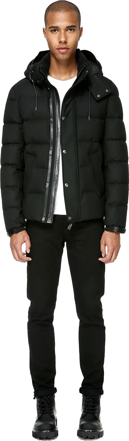 Product gallery image number 4 for product Zaire Bomber Jacket with Hood - Men's