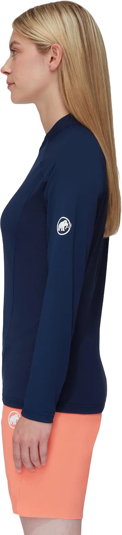 Product gallery image number 4 for product Aenergy FL Half Zip Long Sleeve Top - Women's