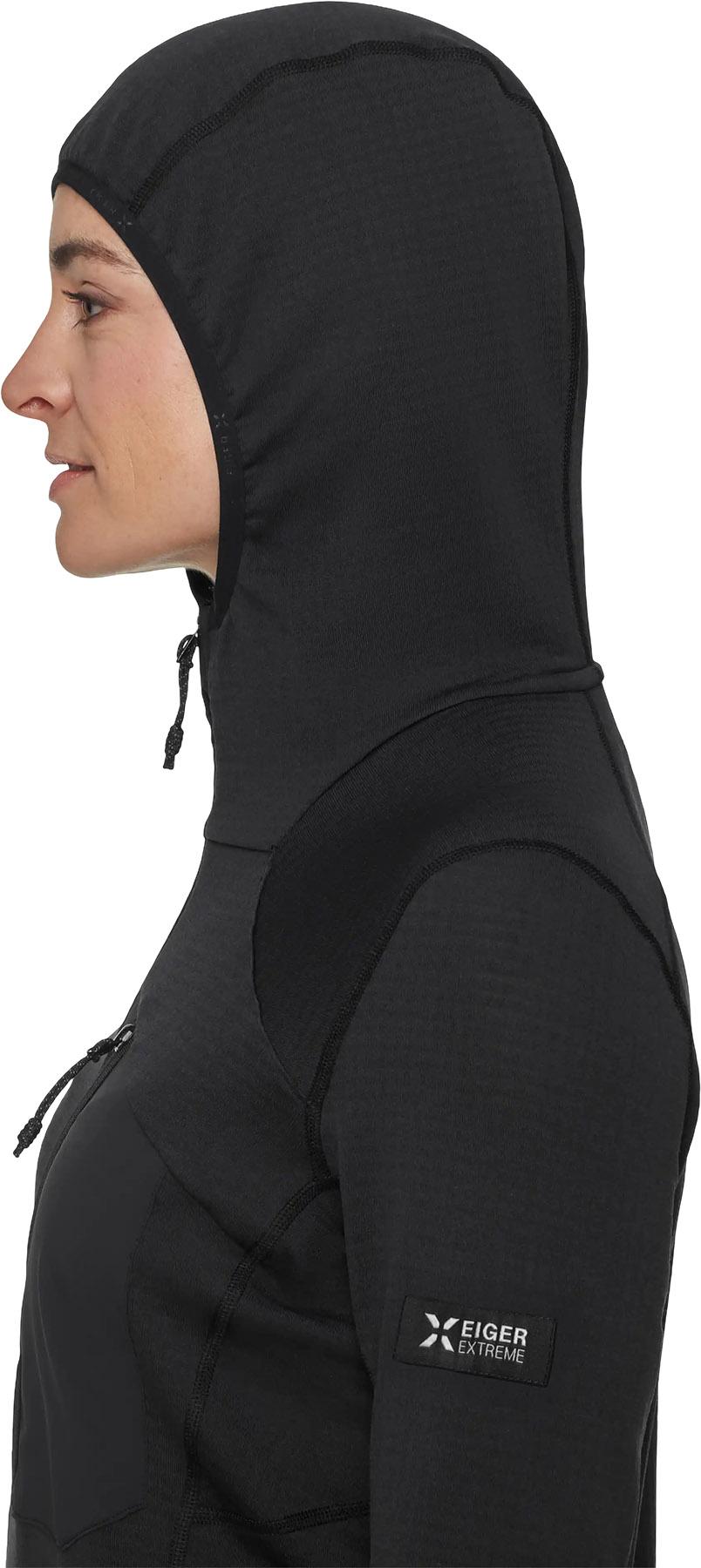 Product gallery image number 3 for product Eiger Nordwand Advanced FL Half Zip Hoodie - Women's