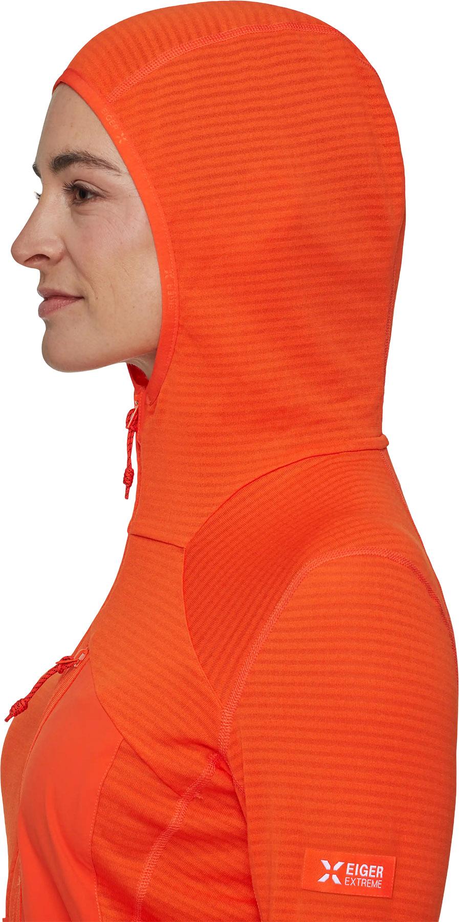 Product gallery image number 3 for product Eiger Nordwand Advanced FL Half Zip Hoodie - Women's