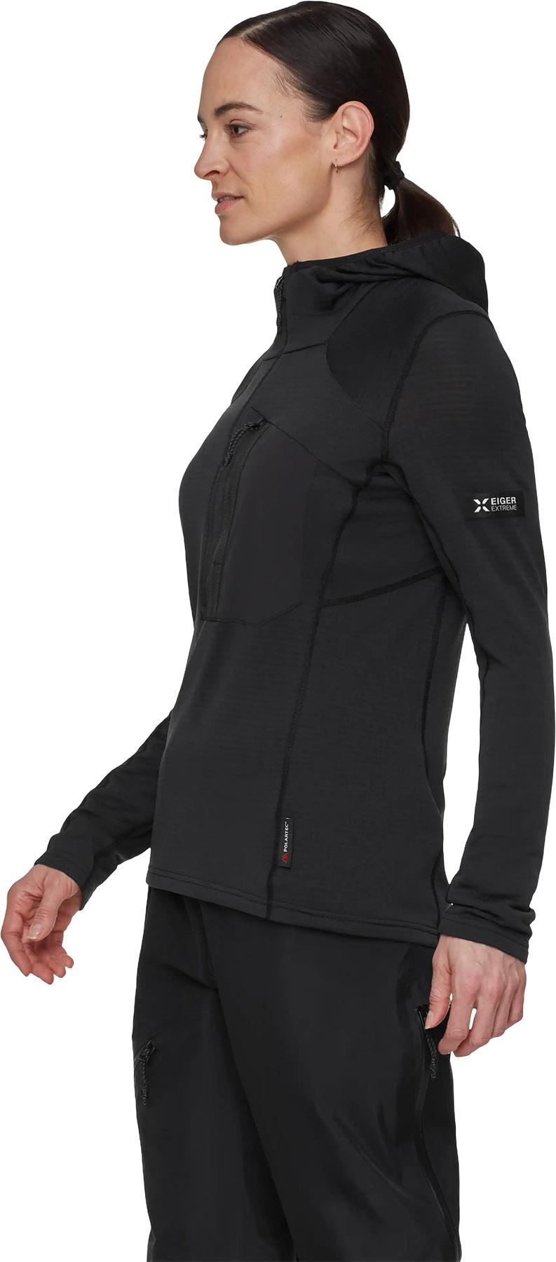 Product gallery image number 6 for product Eiger Nordwand Advanced FL Half Zip Hoodie - Women's