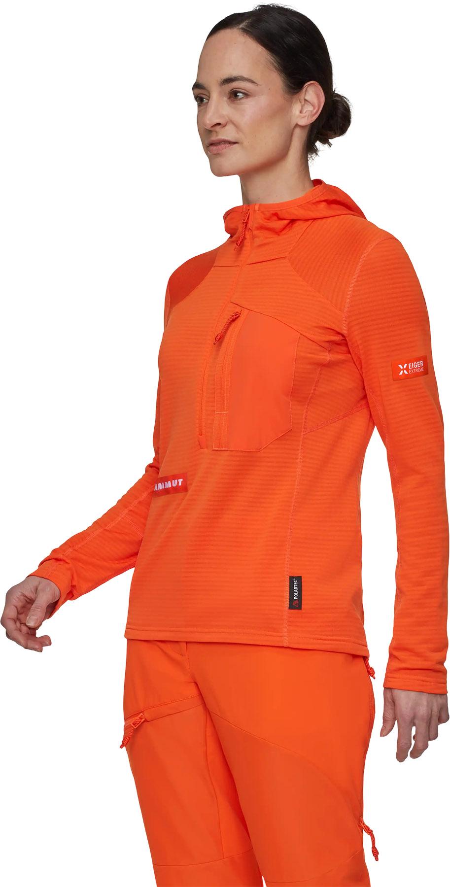 Product gallery image number 6 for product Eiger Nordwand Advanced FL Half Zip Hoodie - Women's