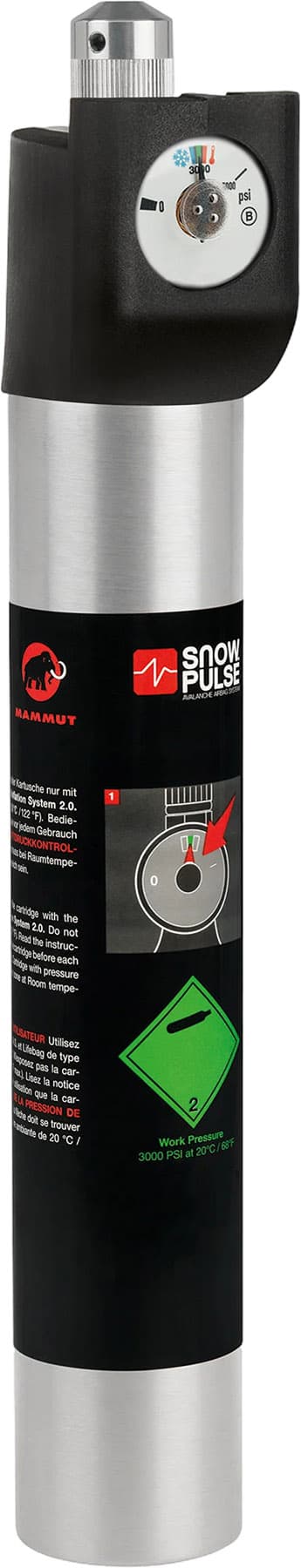 Product image for Cartridge Refillable 207 Bar Alu empty