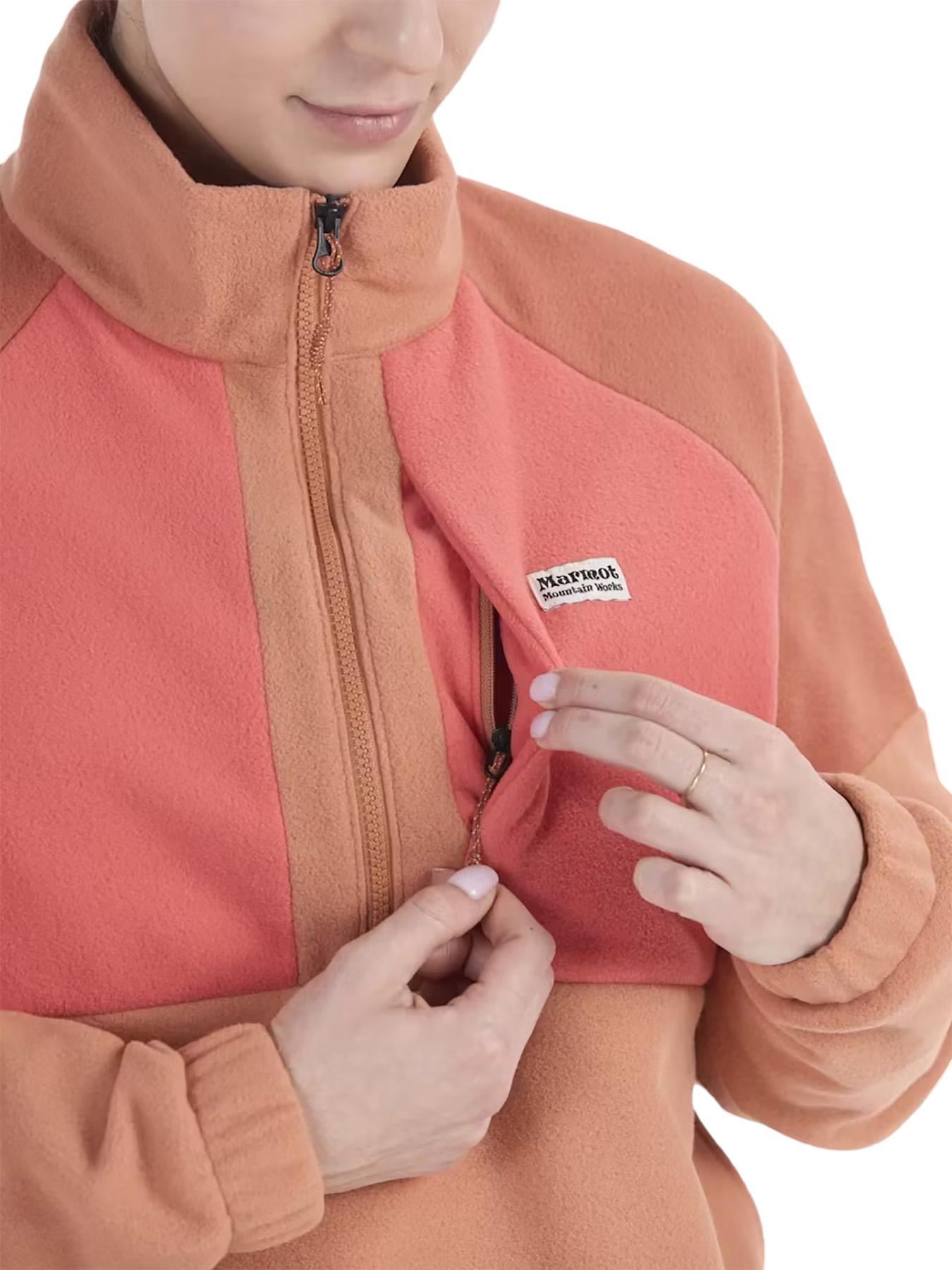 Product gallery image number 3 for product Retro Rocklin 1/2-Zip Fleece Pullover - Women's