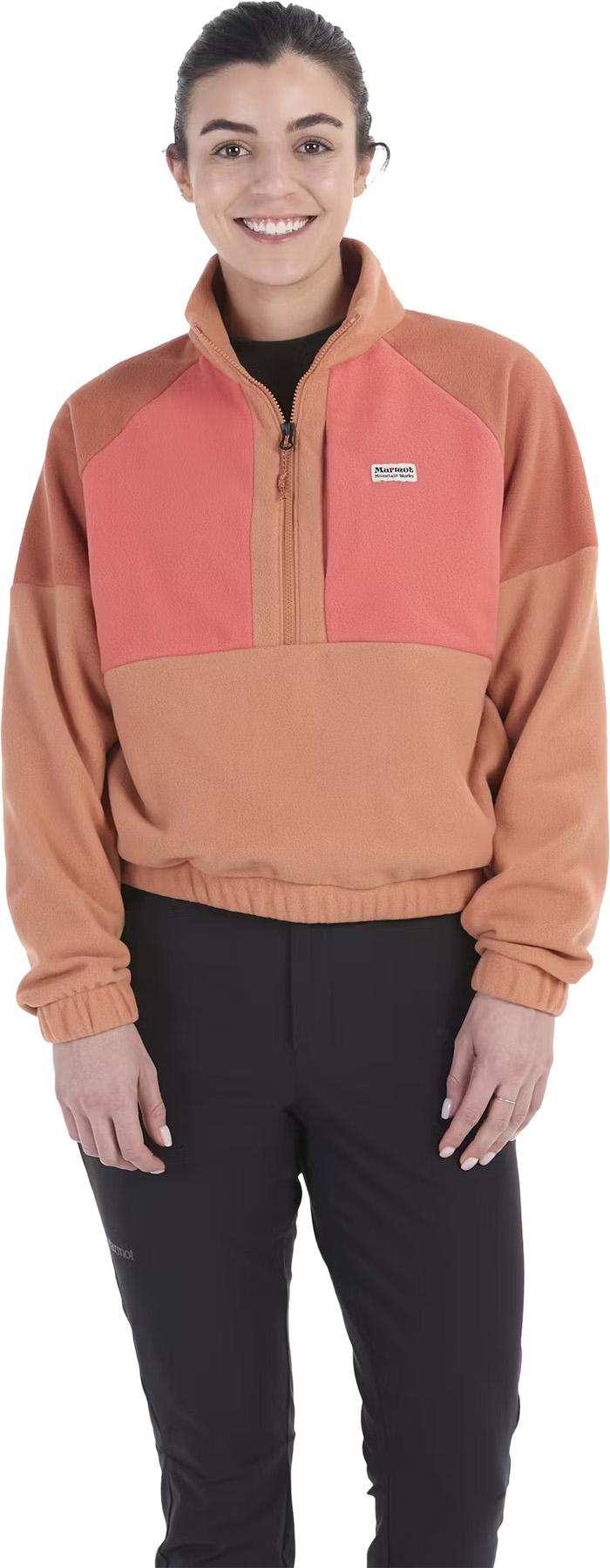 Product gallery image number 1 for product Retro Rocklin 1/2-Zip Fleece Pullover - Women's