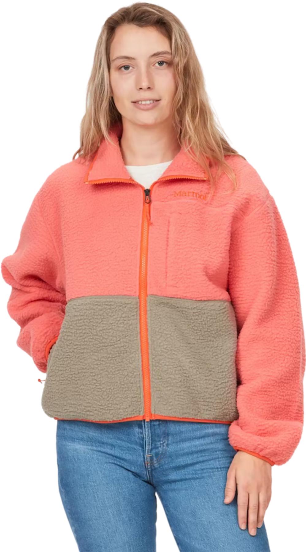 Numéro de l'image de la galerie de produits 1 pour le produit Manteau en molleton à glissière pleine longueur Aros - Femme