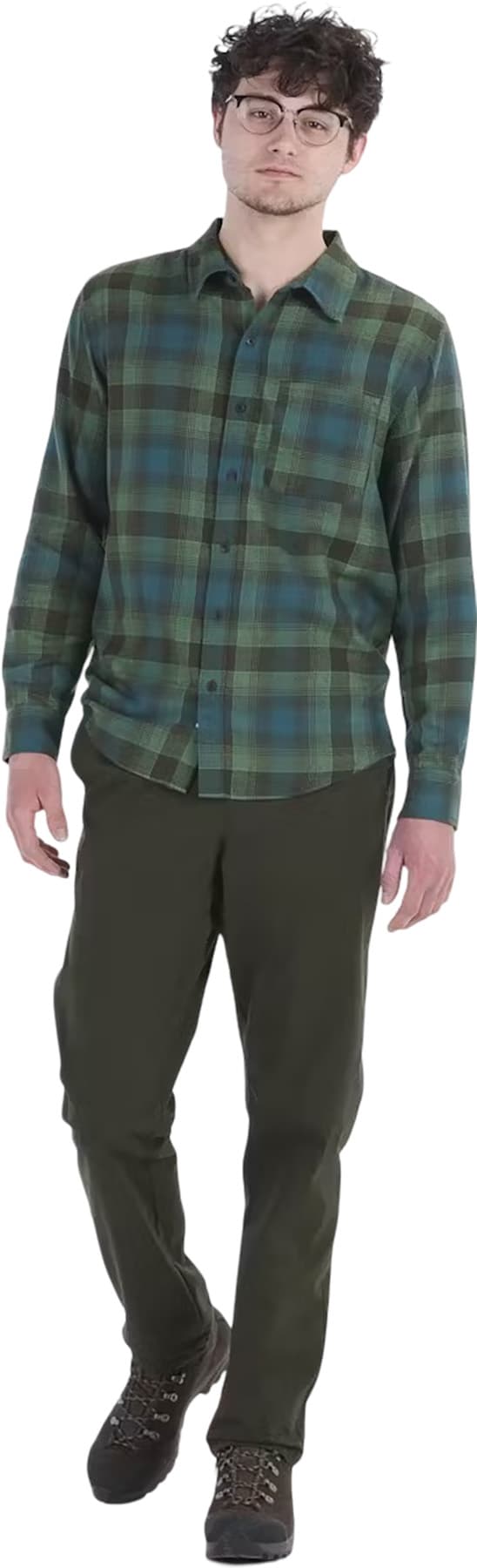 Numéro de l'image de la galerie de produits 3 pour le produit Chemise en flanelle à manches longues légère Fairfax Novelty - Homme