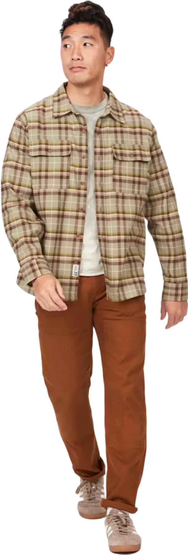 Numéro de l'image de la galerie de produits 2 pour le produit Chemise à manches longues en flanelle mi-épais Doran - Homme