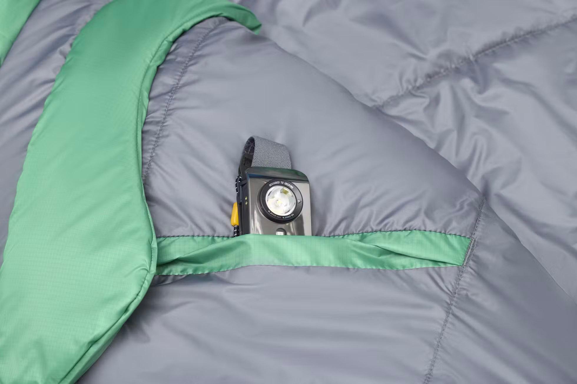Product gallery image number 4 for product Trestles Elite Eco Synthetic Mummy Sleeping Bag 30°F/-1°C - Kids