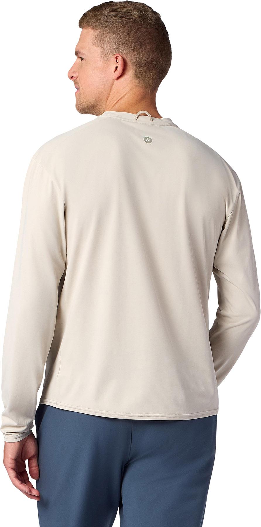 Product gallery image number 3 for product AirExchange UPF 50 Crew Neck Long Sleeve T-Shirt - Men's