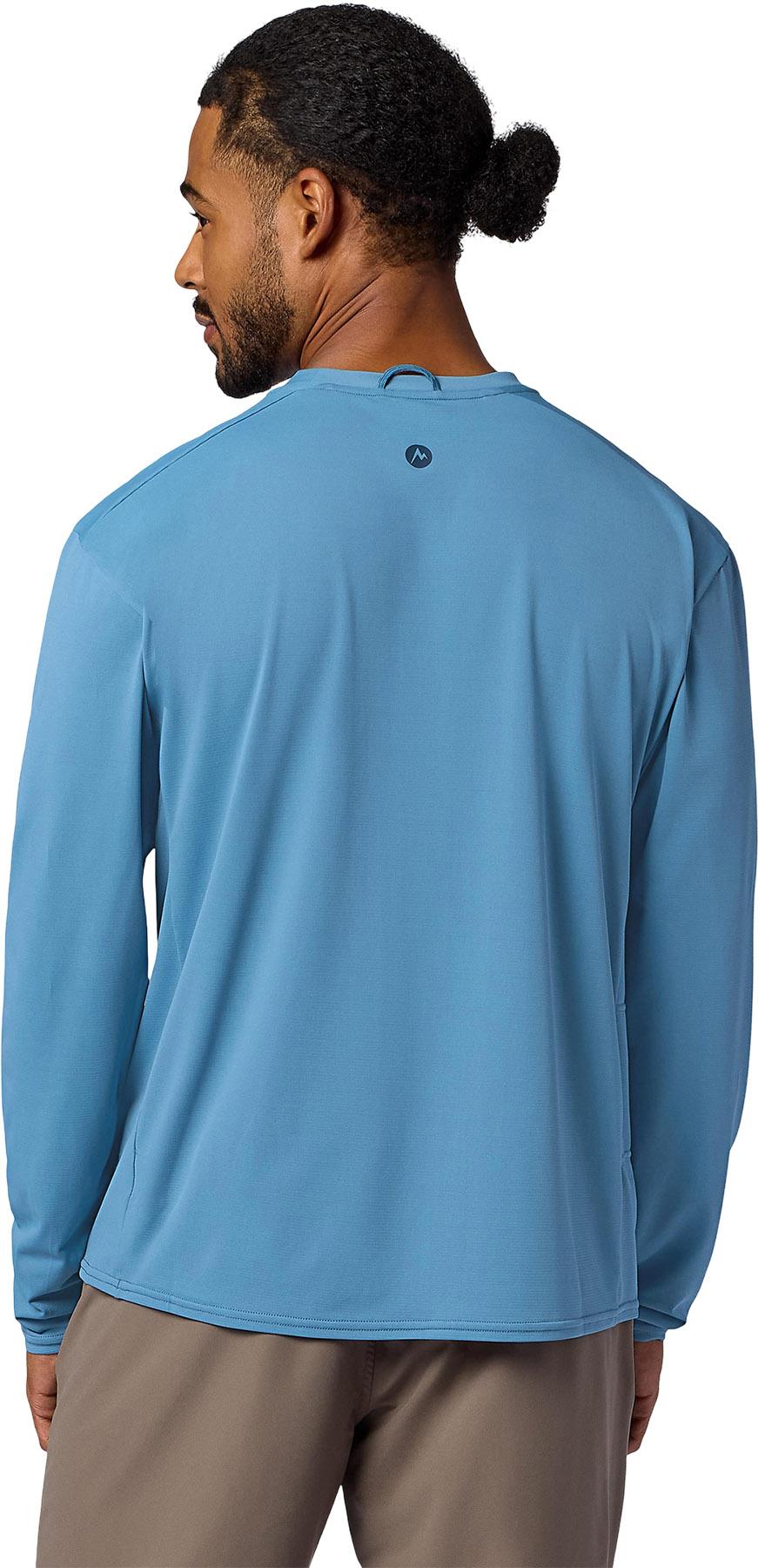 Product gallery image number 3 for product AirExchange UPF 50 Crew Neck Long Sleeve T-Shirt - Men's