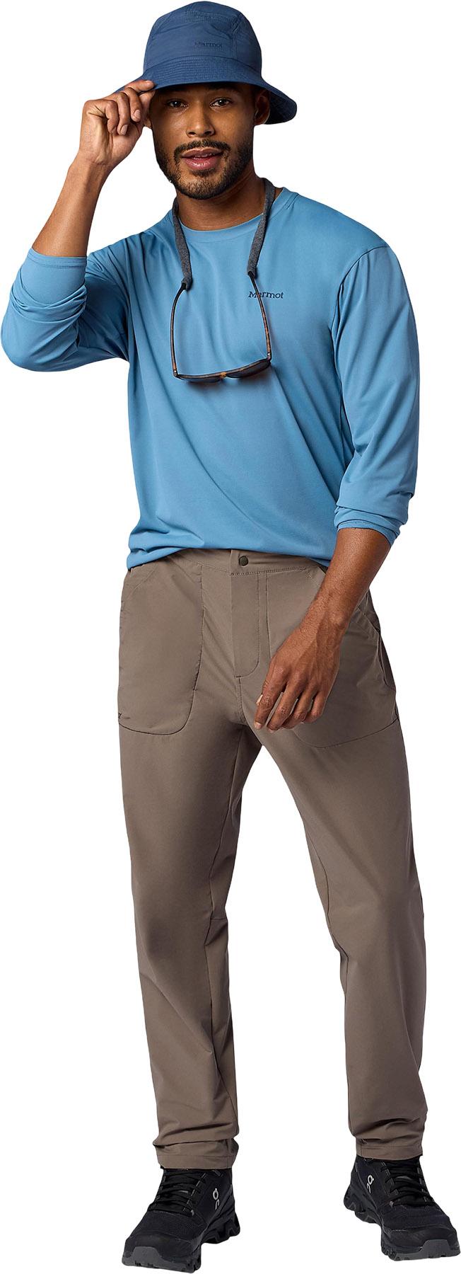 Product gallery image number 2 for product AirExchange UPF 50 Crew Neck Long Sleeve T-Shirt - Men's