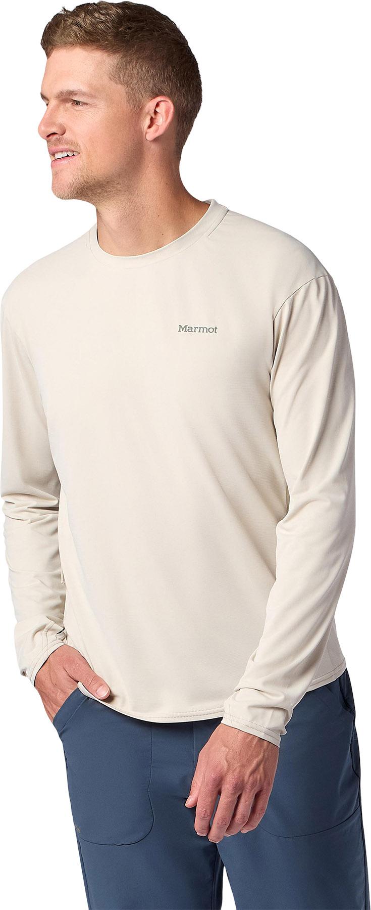 Product image for AirExchange UPF 50 Crew Neck Long Sleeve T-Shirt - Men's