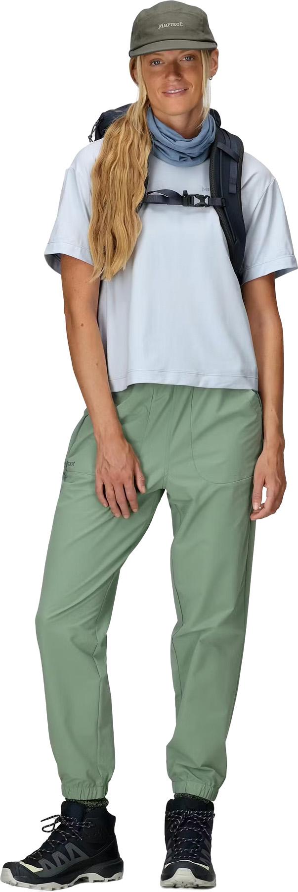 Product gallery image number 5 for product AirExchange UPF 50 Crew Neck Short-Sleeve T-Shirt - Women's