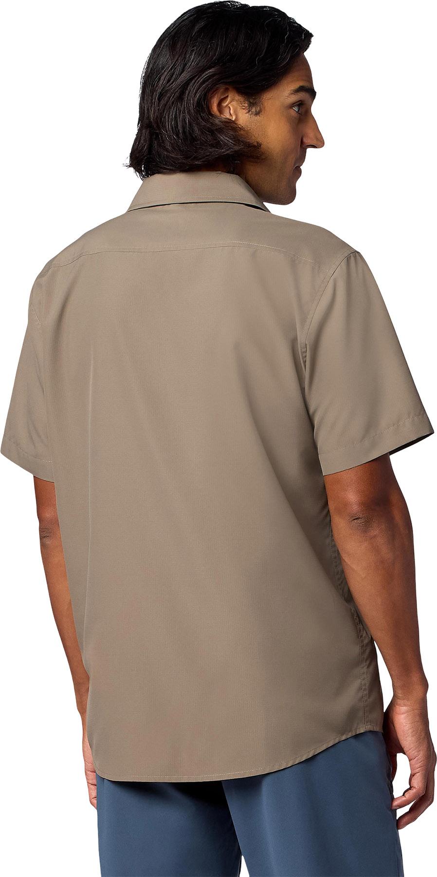 Product gallery image number 3 for product AirExchange UPF 40 Novelty Short Sleeve Collared Hiking Shirt - Men's