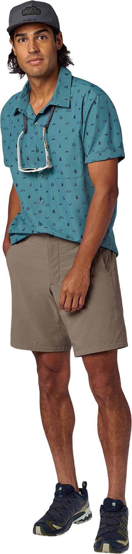 Product gallery image number 3 for product AirExchange UPF 40 Novelty Short Sleeve Collared Hiking Shirt - Men's