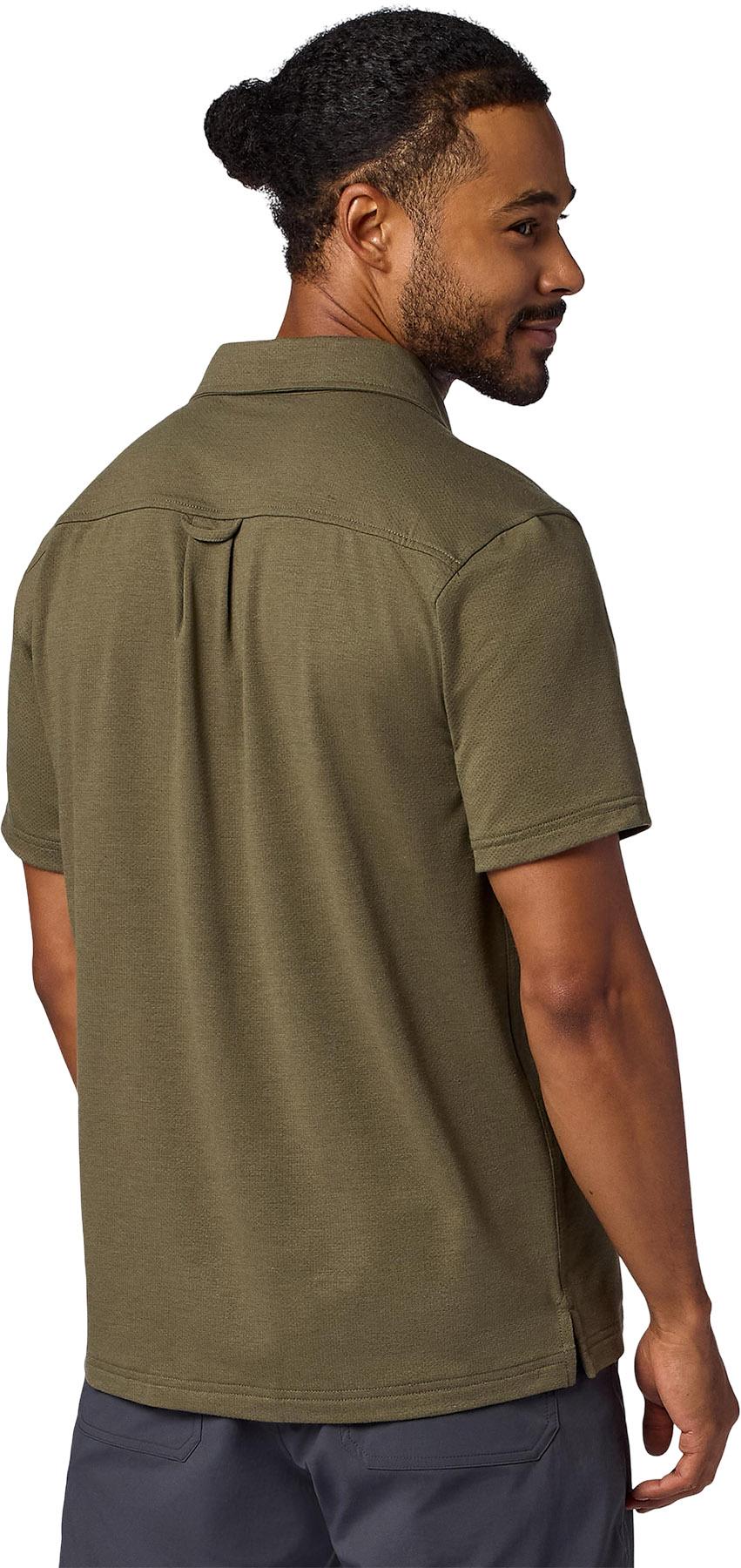Product gallery image number 3 for product Chemise à manches courtes boutonnée Sereno - Homme