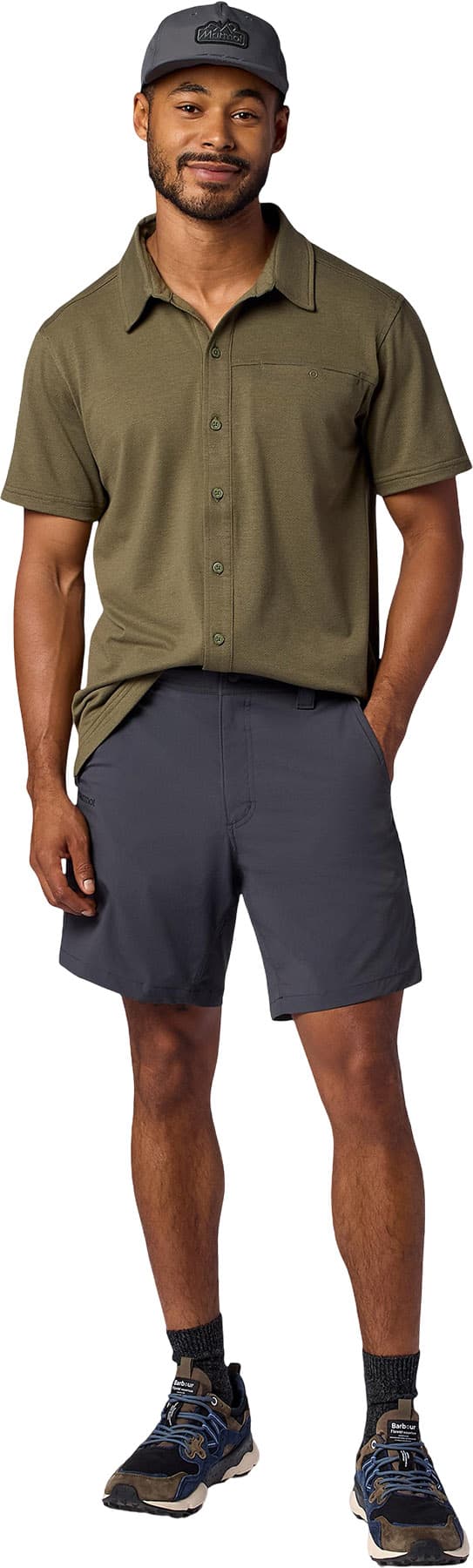 Product gallery image number 2 for product Chemise à manches courtes boutonnée Sereno - Homme