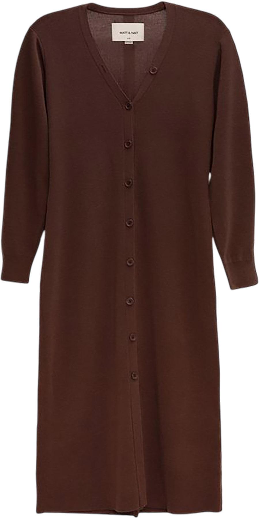 Numéro de l'image de la galerie de produits 1 pour le produit Cardigan long à manches longues et boutonné Franek - Femme