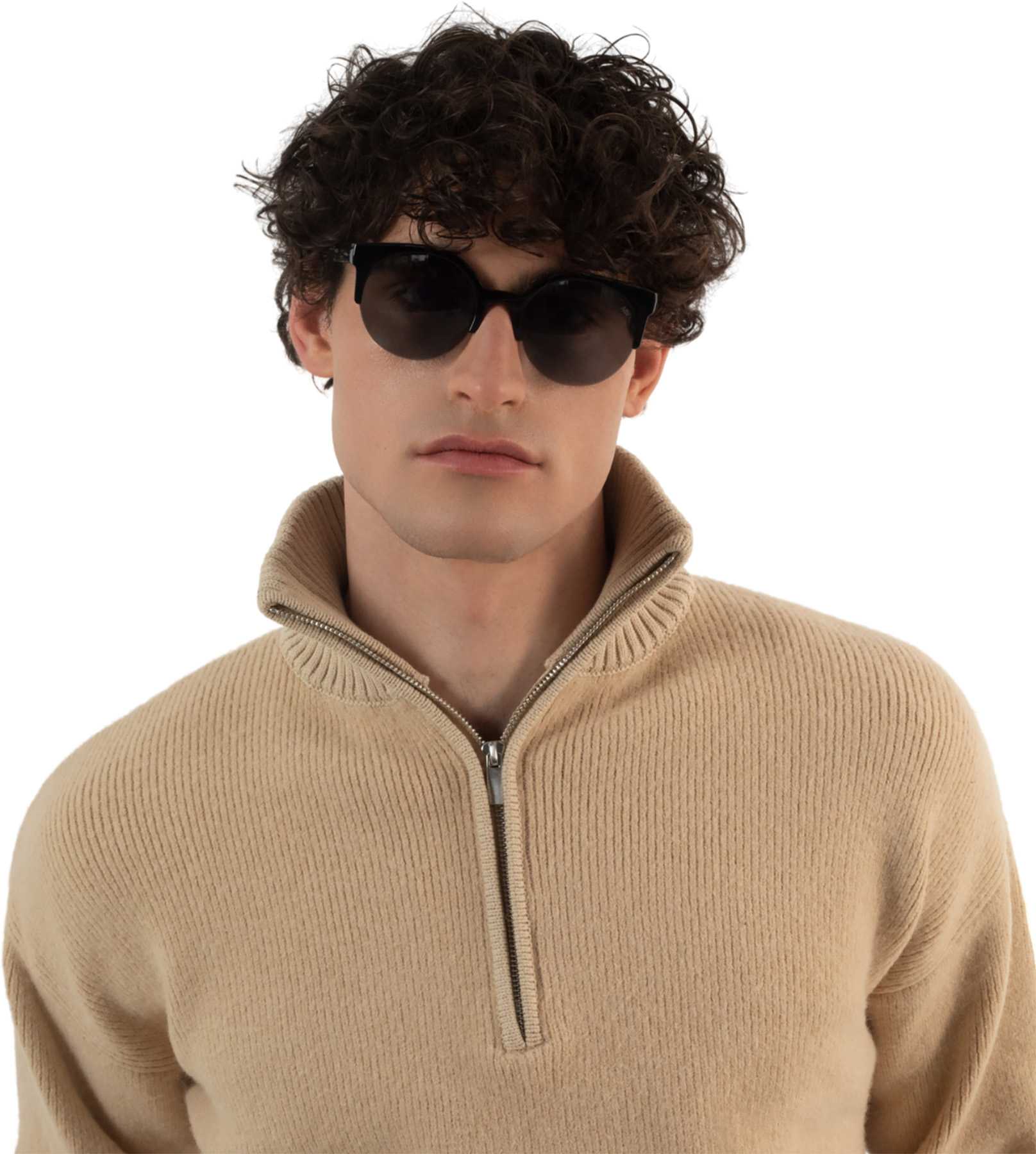 Printed Green - Brown Lens