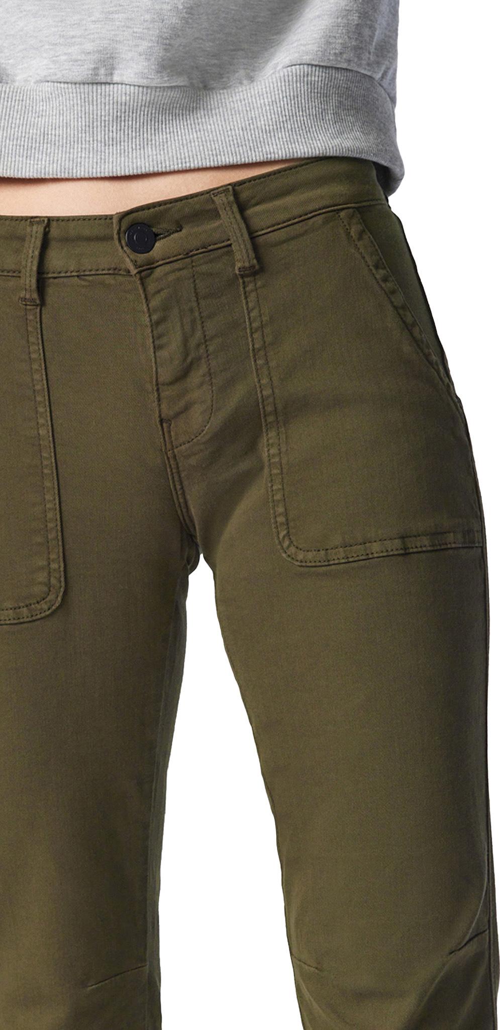 Product gallery image number 3 for product Ivy Dark Jade Twill Non-Denim Jean - Women's