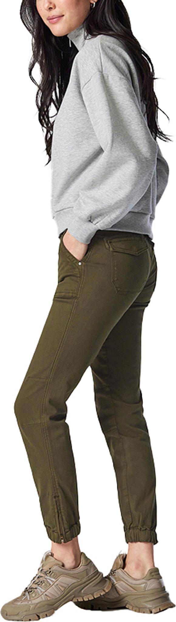 Product gallery image number 5 for product Ivy Dark Jade Twill Non-Denim Jean - Women's