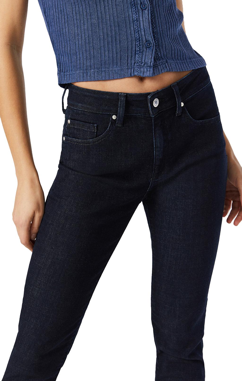 Product gallery image number 7 for product Kathleen Solid Rinse Feather Blue Denim Jeans - Women's