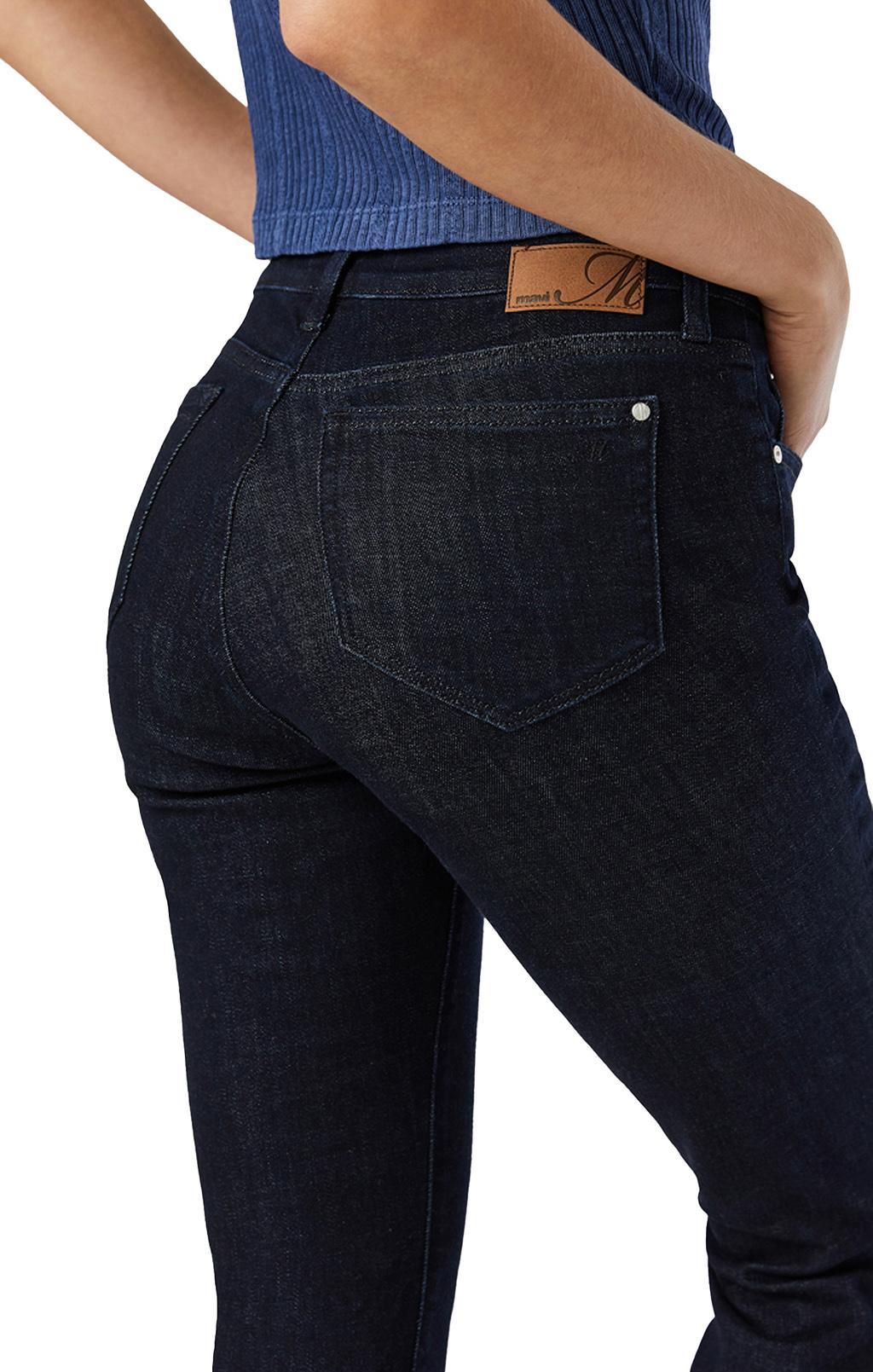 Product gallery image number 3 for product Kathleen Solid Rinse Feather Blue Denim Jeans - Women's