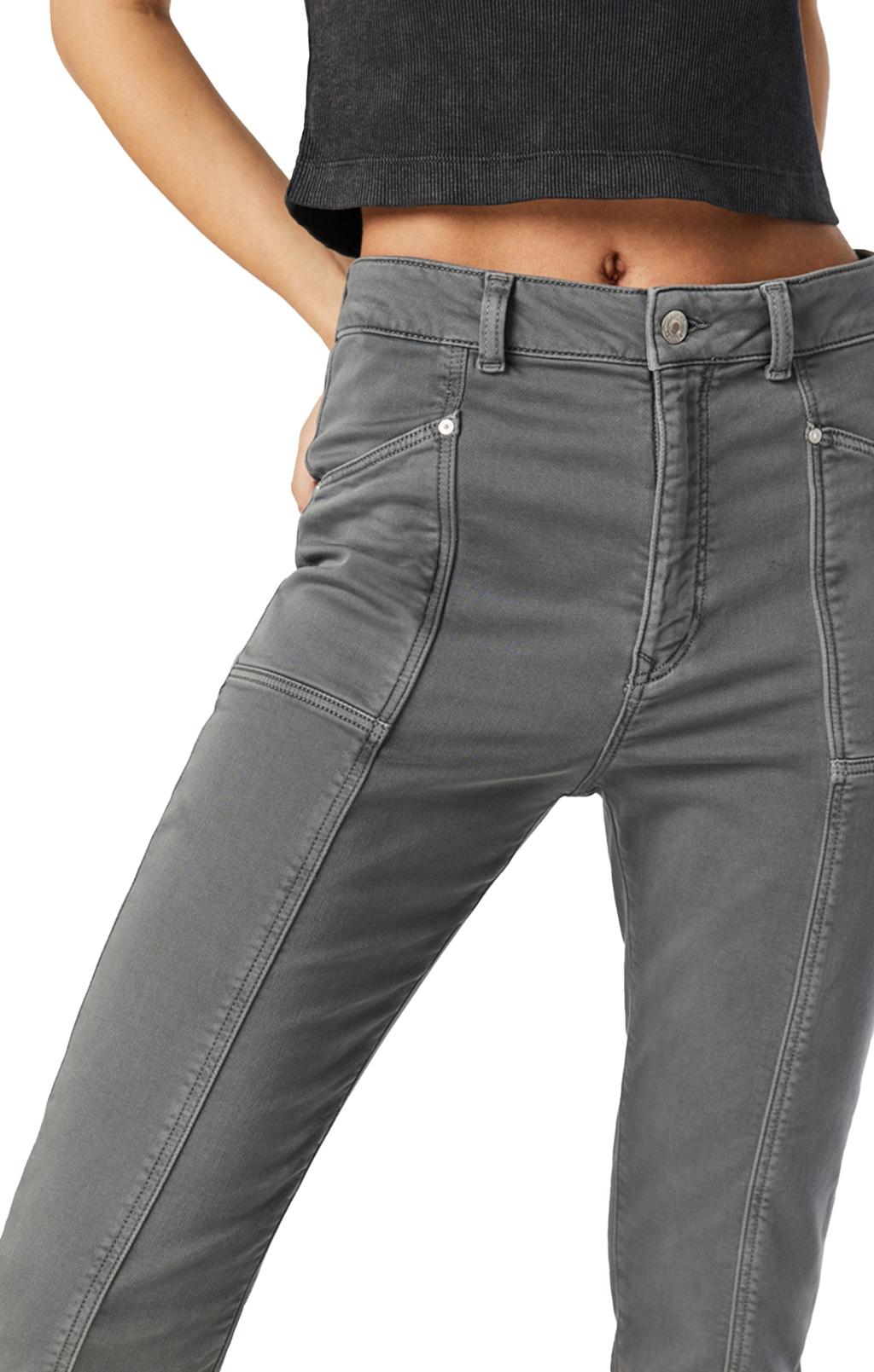 Product gallery image number 3 for product Anna Gunmetal Casual Comfort Non-Denim Pant - Women's