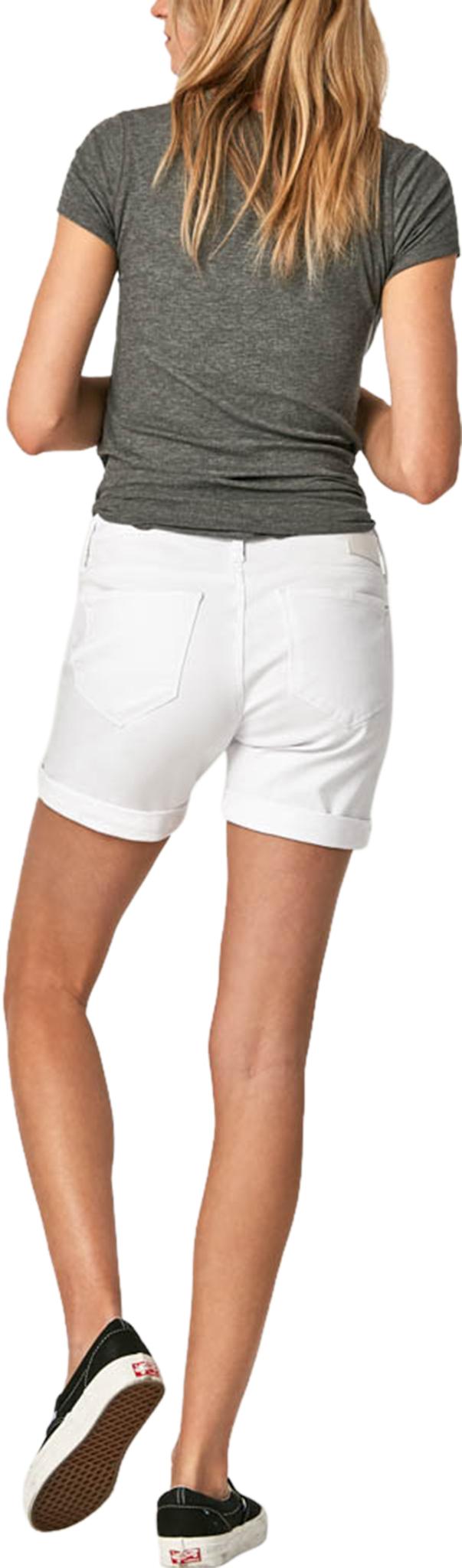 Product gallery image number 2 for product Pixie Cuffed Mid Rise Denim Boyfriend Shorts - Women's