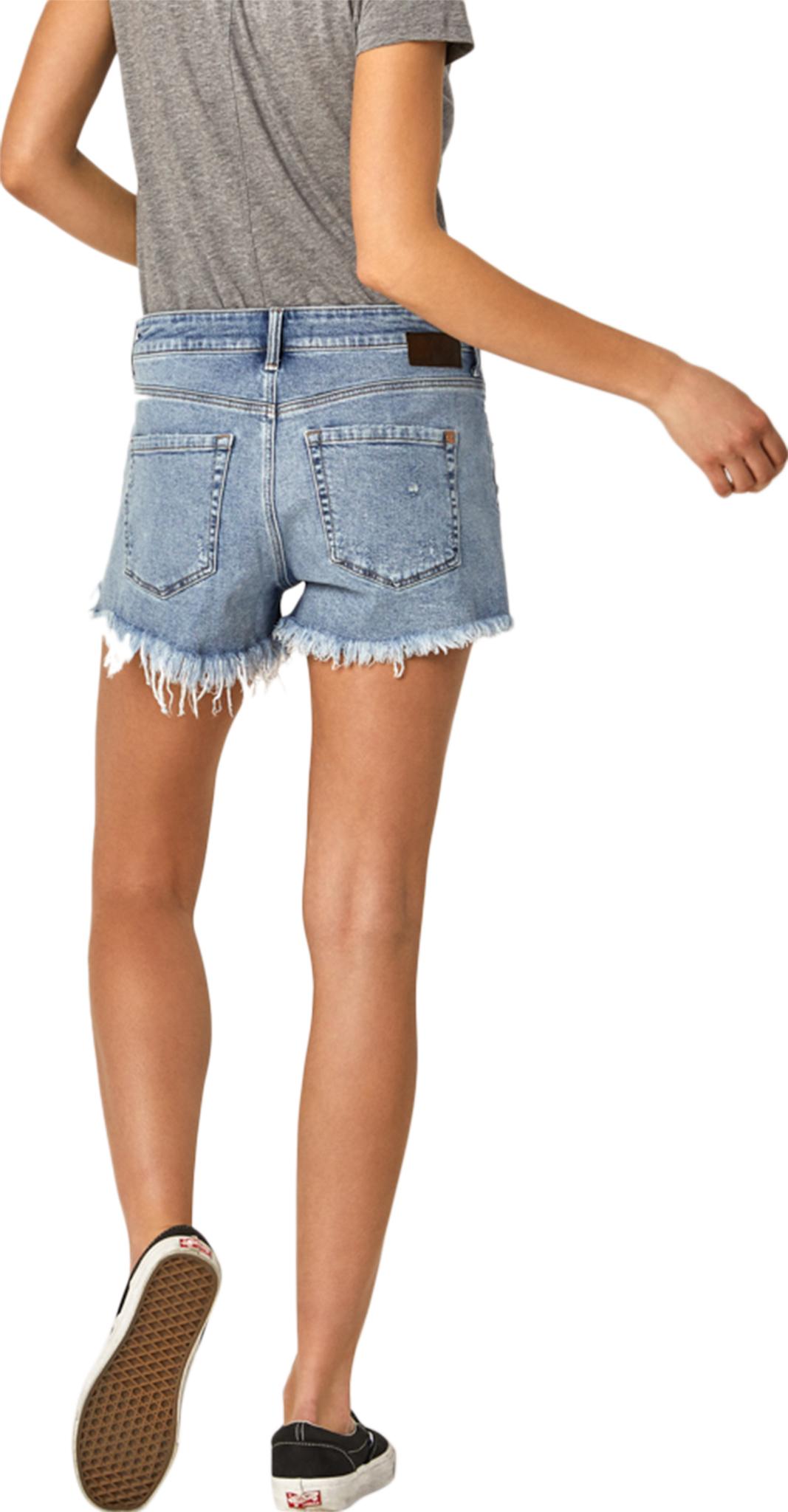 Numéro de l'image de la galerie de produits 2 pour le produit Short en denim à taille haute Rosie Mid Retro 80's - Femme