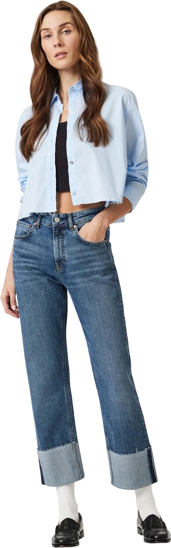 Product gallery image number 5 for product Savannah cuffed straight leg Jeans - Women's