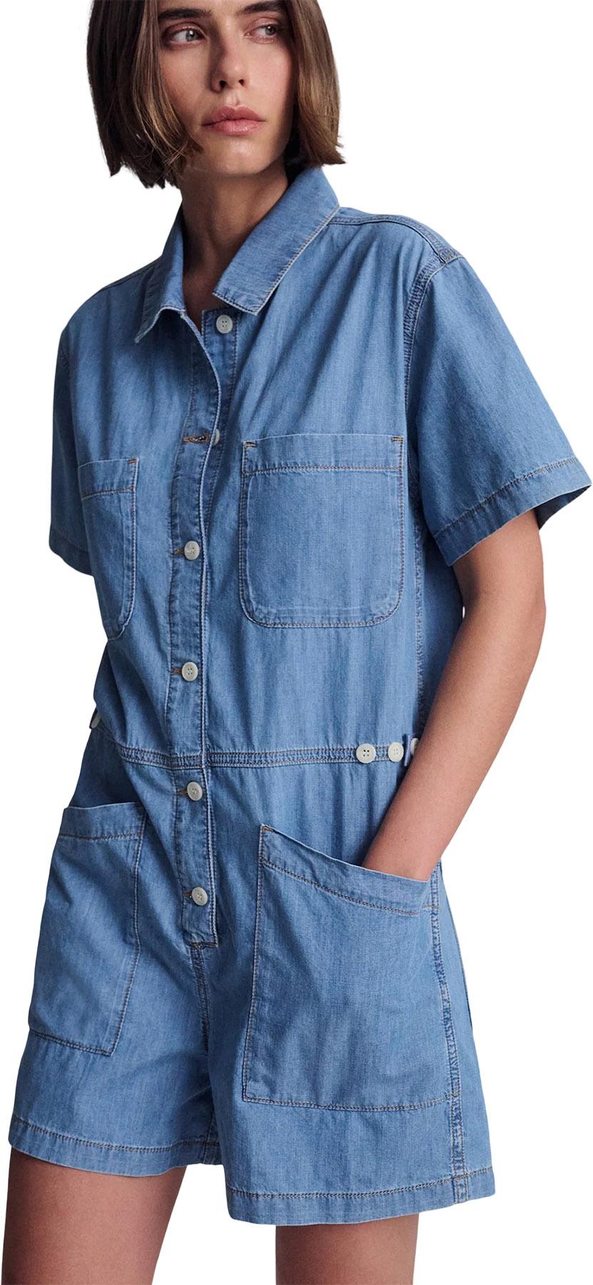 Product gallery image number 3 for product Noreen Denim Romper - Women's