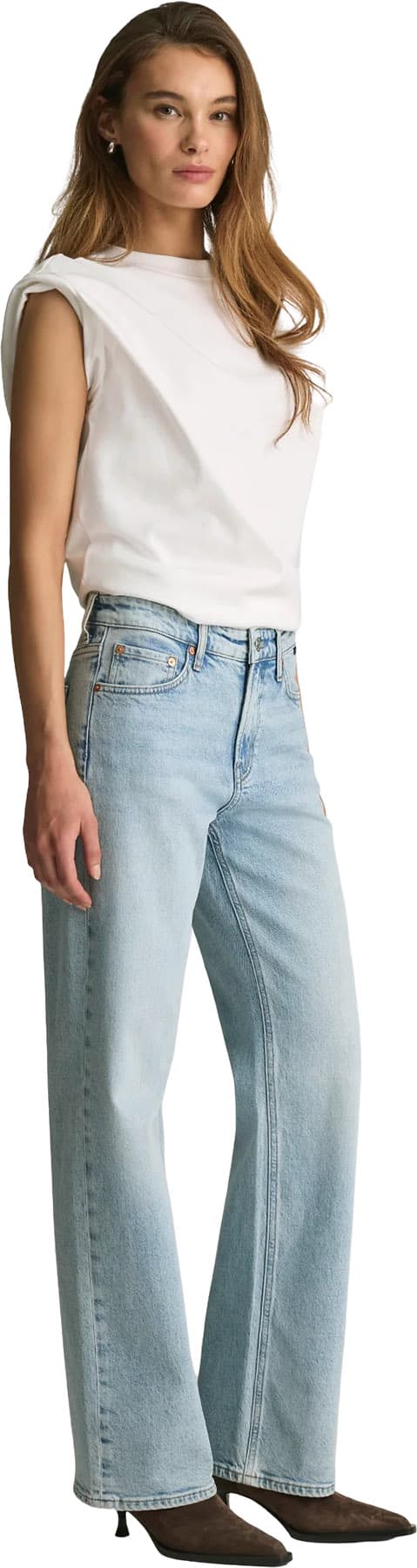 Product gallery image number 3 for product Jean à jambe droite Taylor - Femme