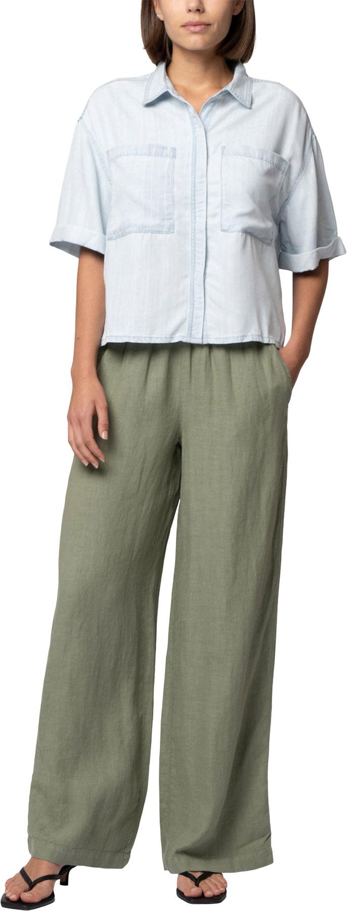 Numéro de l'image de la galerie de produits 4 pour le produit Pantalon à jambe large en lin - Femme