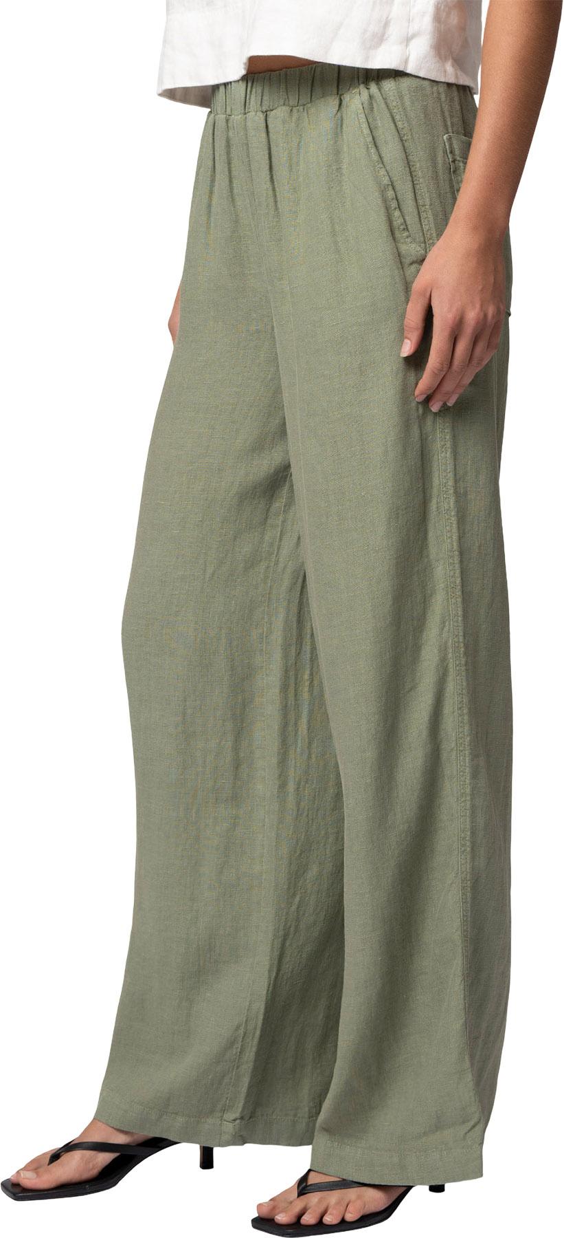 Numéro de l'image de la galerie de produits 5 pour le produit Pantalon à jambe large en lin - Femme