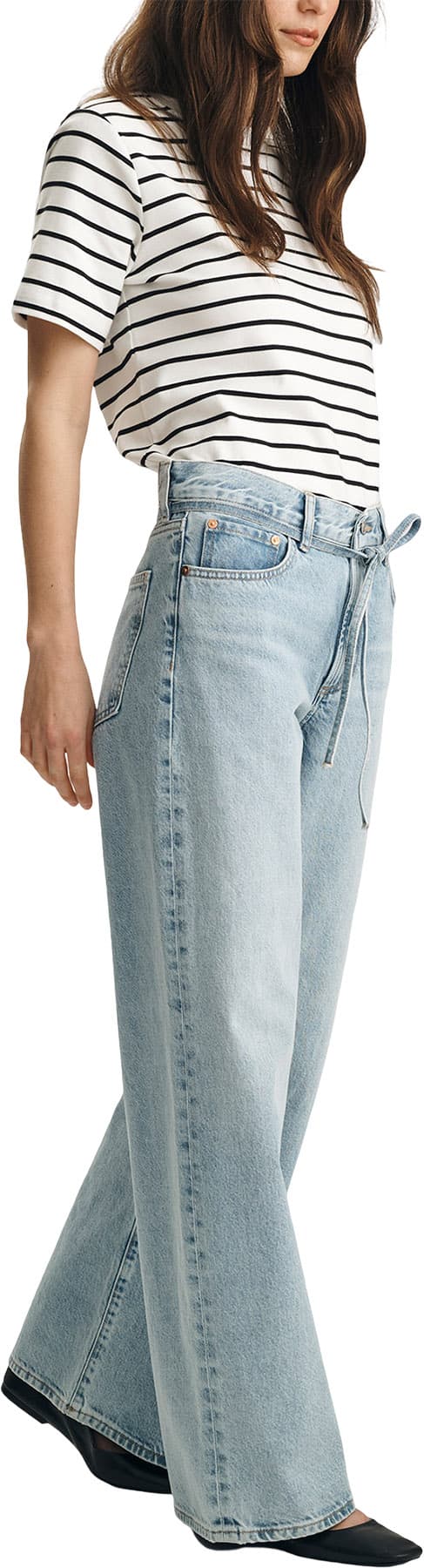 Product gallery image number 4 for product Jean à jambe droite coupe ample Wendy - Femme