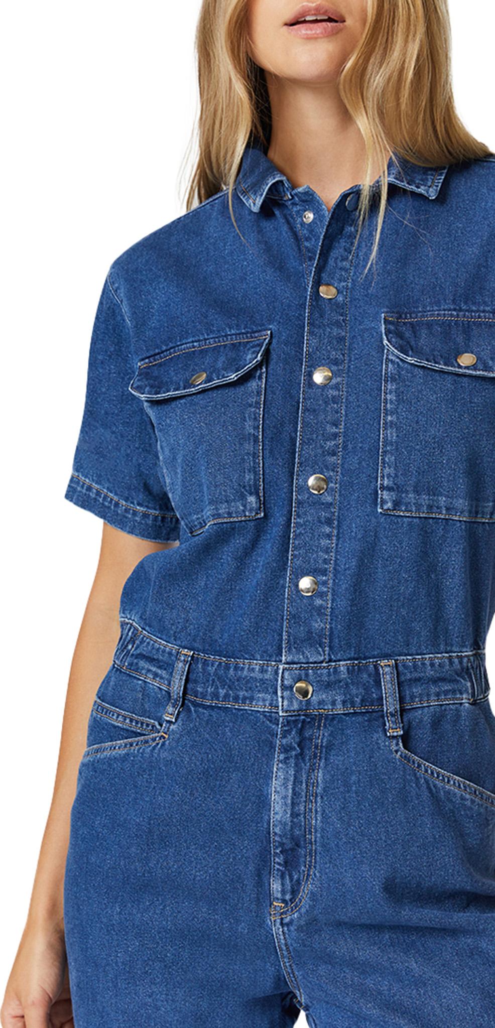 Product gallery image number 4 for product Doria Denim Jumpsuit - Women's